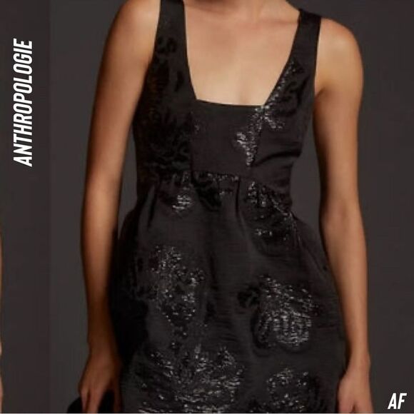 ANTHROPOLOGIE MAEVE BLACK COCKTAIL DRESS NEW SIZE 6 - Picture 4 of 7
